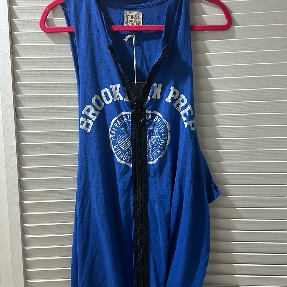 Furst of a kind blue Brooklyn Prep dress NWT